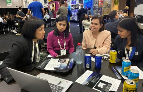 The Eyeonic team in the expo hall at the Digital Health Festival 2026