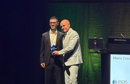 A/Prof Simon Skalicky on stage at ESCRS iNovation Day 2026, London